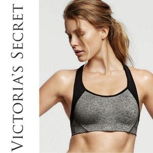 Victoria's Secret VSX Sport Standout Sports Bra in Heather Gray Size 36D
